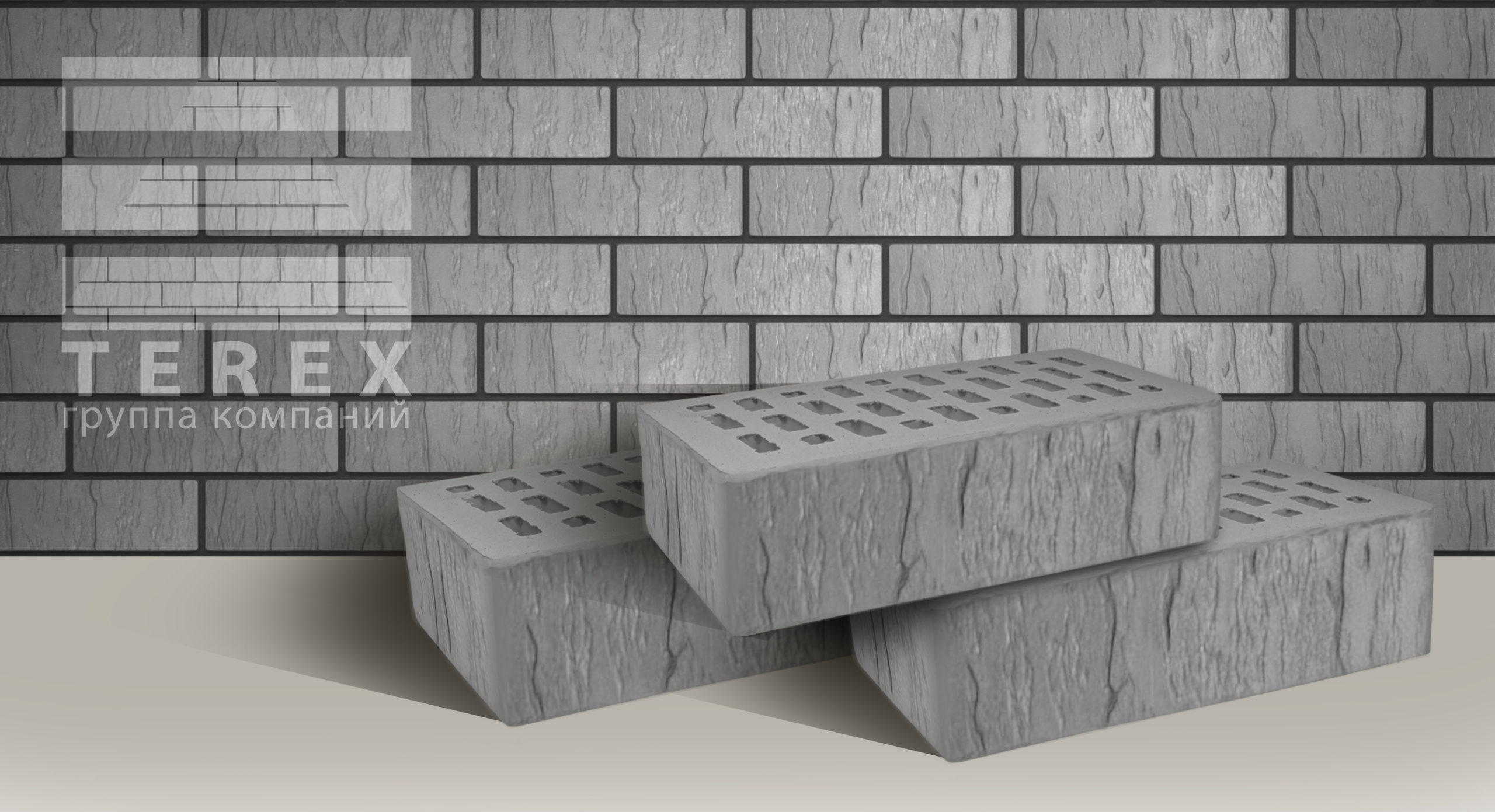 Empty room with a gray wall mockup